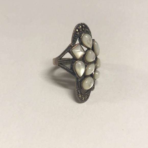 Jewelry Real Silver Ring With Gemstones Poshmark